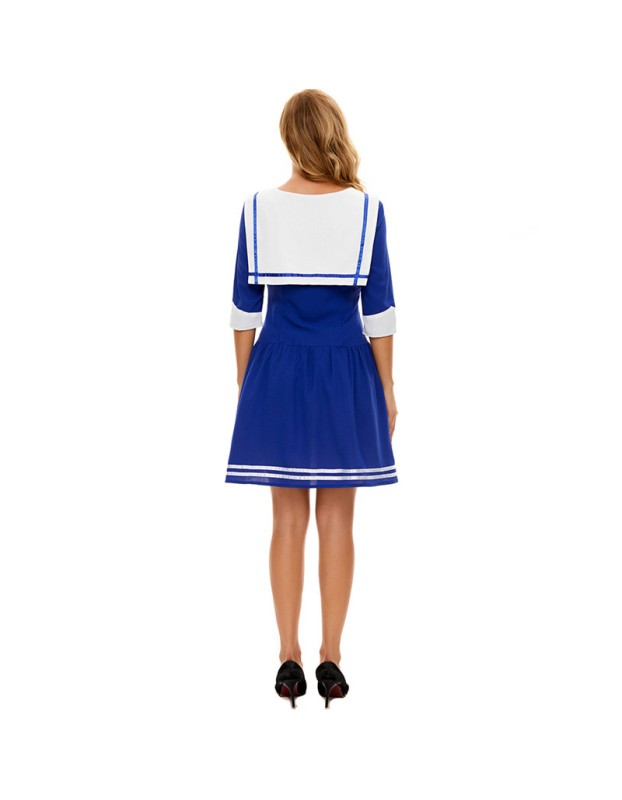 Blue Adult Halloween Sexy Sailor Costume Party Cosplay M40755