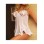 white sheer strappy babydoll M3329c