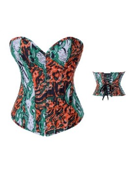 latest denim corset with nice pattern m1965