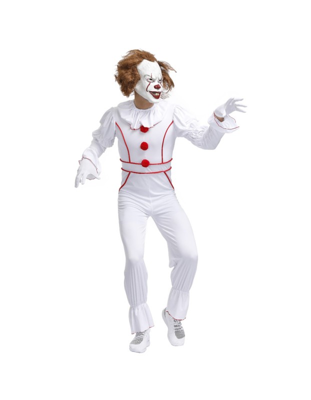 Adult Men's Pennywise Killer Clown Cosplay Costume M40679