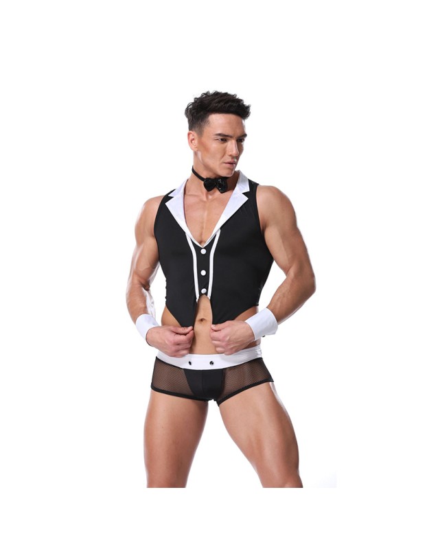 Bartender Set Adults Costumes Mesh Pants Man Cosplay Sex Underwear 20199