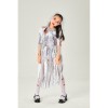 Ghost Child Costume Bride Gauze Halloween Girl Cosplay Vampire Dress SM032A
