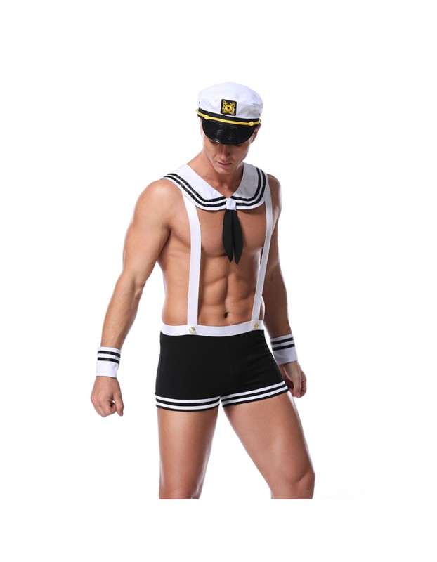 Seaman Sexy Sailor Costume Cosplay Uniforms Sets Men's Sex Underwear 20193
