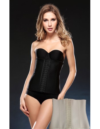 Hook Eyes Steel Boned Plaid Underbust Corset M1322
