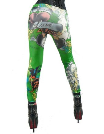 Seamless Tattoo Leggings trousers FG001G