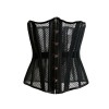 Black Sexy Steel Bones Mesh Underbust Corset M1320