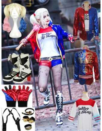Movie “Suicide Squad” Harley·Quinn Cosplay Costume M40280