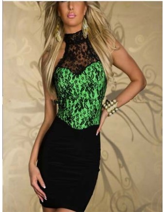 sleeveless fashion dress m3602a