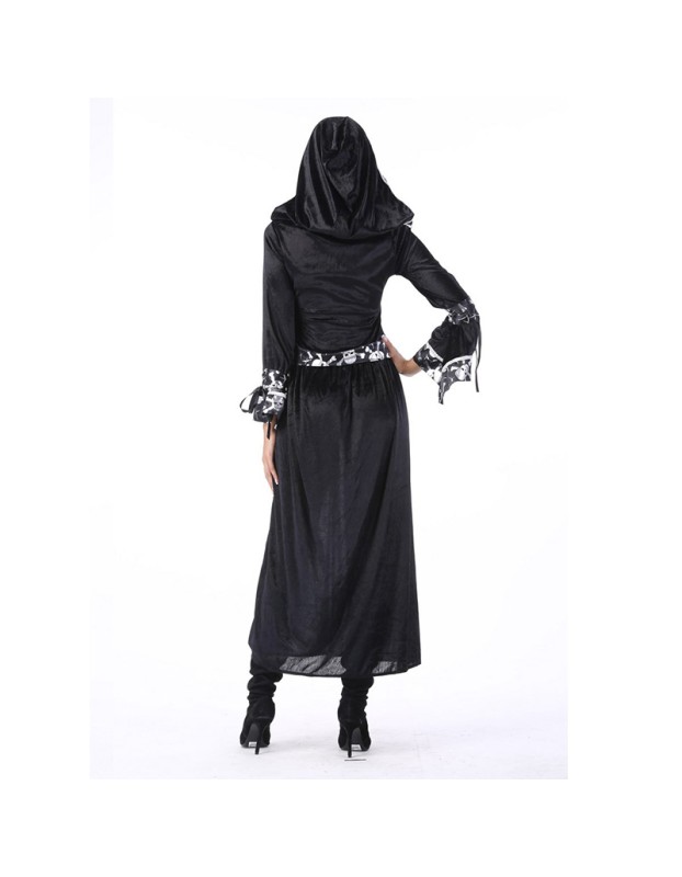 Couples Dressed As Skeleton Reaper Vampire Cosplay Witch Costumes Halloween SM40367