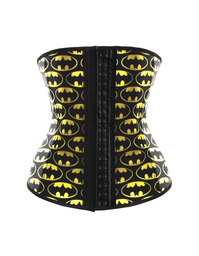 Halloween Fashion 4 Steel Bone Batman Waist Trainer M1303T