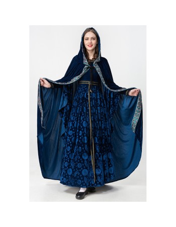 Witch Robe Stage Role Play Retro Court Vampire Charmed Costume Cosplay YM9308