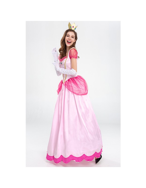 Mary Stage Palace Party Queen Dress Pink Peach Blossom Princess Dress YM2896