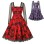 Gothic Mesh Long Sleeves Lace Retro Black Rose Drawing Halloween Dress M5150