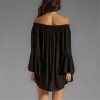 Women Casual Loose Off Shoulder Dress M30379