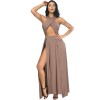Sexy High Slit Bodycon Bandage Dress M8301