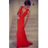 Sexy Red Maxi Dress M3982d
