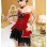 sexy corset with dress m1856