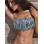 White Leopard Tassels Strapless Bikini Bra  M5291a