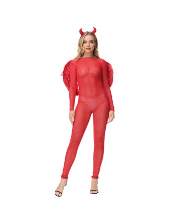 Witch Demon Costume Red Devil Cosplay MS5001