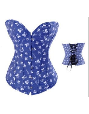 blue denim sexy corset m1921