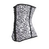 Sexy women black latex corsets M1303M