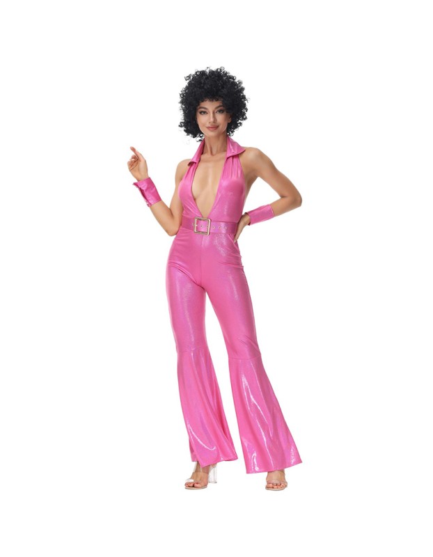 Hippy Hippie Disco Halloween Costume Party Performance Costume Cosplay MS5046