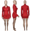 Sexy Short Mini Dress Shirts Dress For Women M013
