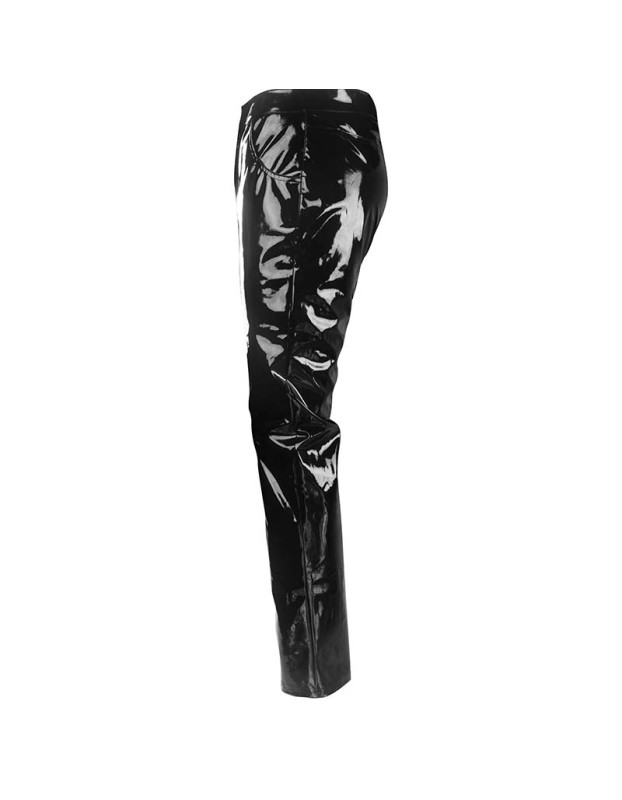 Men Casual Pants Sexy Vinyl PU Leather Scrunch Butt Leggings N6005