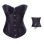 sexy black jacquard corset m1841B