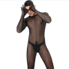 Net Yarn Sexy Men's Underwear Jumpsuit See Through Mesh Bodysuit Costume N995