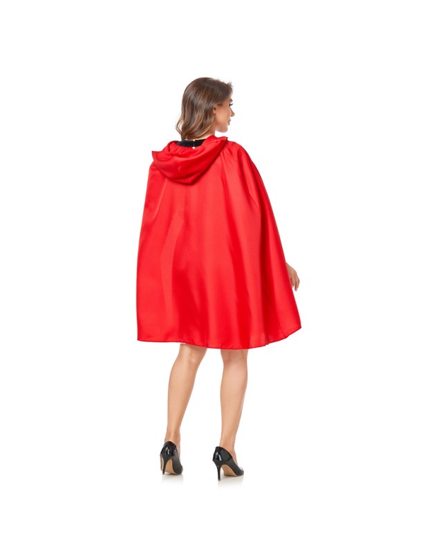 Halloween Little Red Riding Hood Cosplay Red Maid Fairy Tale Adult Costume SM20283