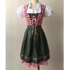 Red Plaid Women Oktoberfest Costume Plus Size M40536