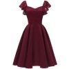Plus Size Women Amazon Explosion Butterfly Sleeve Sexy Satin Pendant Dress CD1626