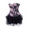 women floral corset with fluffy skirt m1995