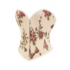 Flower Palace Corset Butterfly Print Bone Dress Wedding Base Waist Busier 22025