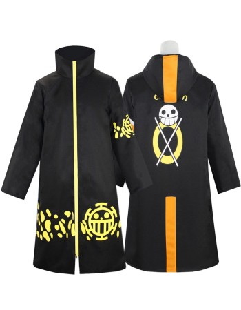 One Piece Costume Anime Trafalgaro II Three Generations Cape Cosplay YZF413