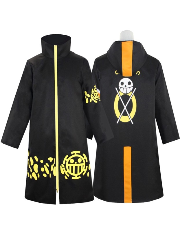 One Piece Costume Anime Trafalgaro II Three Generations Cape Cosplay YZF413