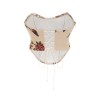 Belly Oil Painting Wind Corset Top Yarn Dyed Jacquard Fish Bone Waist Corset 22048