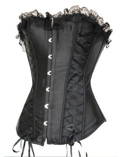 new style black lace bundle of edge corset m1721B