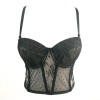 Chest Lace Mesh Gauze Perspective Costume Waist Top Sexy Vest KN8260