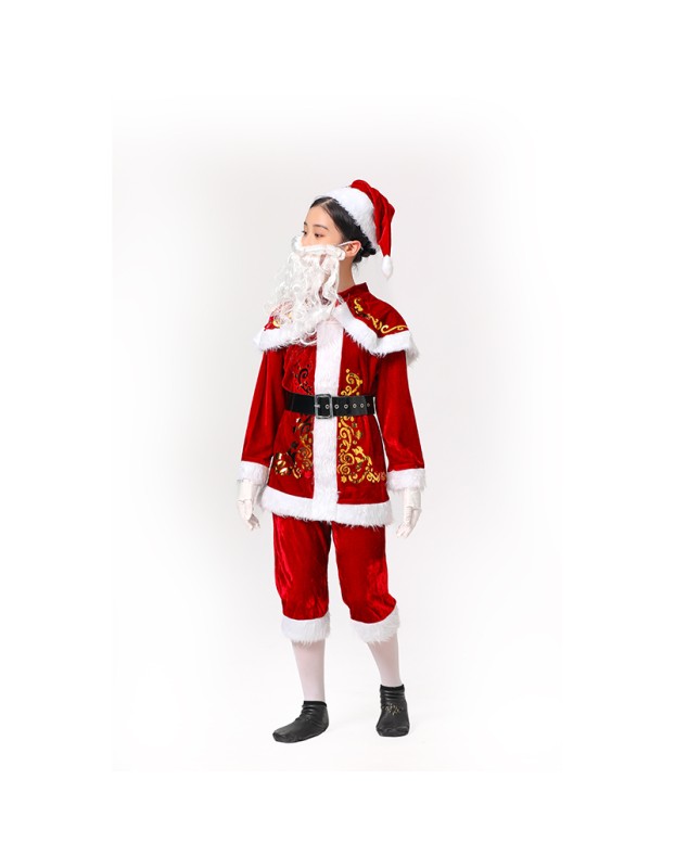 Children's Costumes Santa Claus Dresses Up In Party Christmas Cosplay Costumes SM6060 SM059