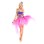 Fancy Pink Dance Costume Dress M4994