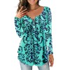 Ladies Casual Floral Printing Blouse M5602