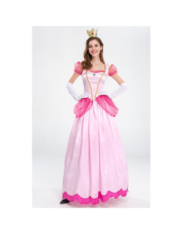 Mary Stage Palace Party Queen Dress Pink Peach Blossom Princess Dress YM2896