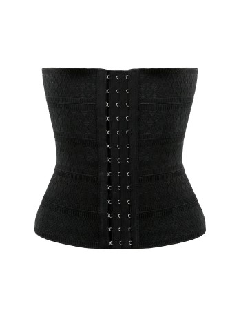 New arrive black steel bone lace corset M7470