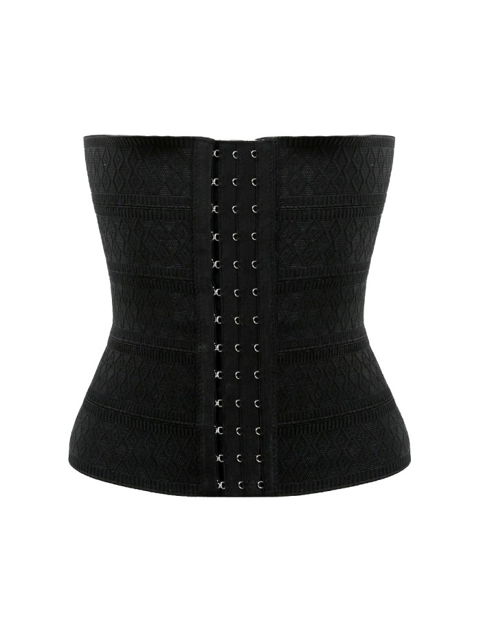 New arrive black steel bone lace corset M7470