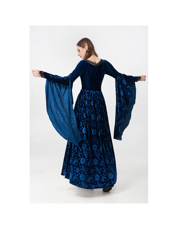 Witch Robe Stage Role Play Retro Court Vampire Charmed Costume Cosplay YM9308
