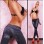 Seamless Tattoo Leggings trousers FG9048BK