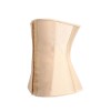 Hot sale women pure color latex waist corsets M1303N