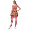 Oktoberfest Stripe Maid Cosplay Sexy Christmas Costume MS5008